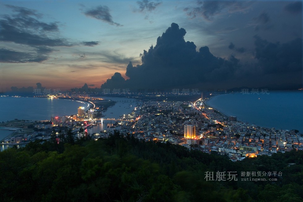 巽寮灣游艇碼頭→雙月灣→巽寮灣游艇碼頭 巽寮灣游艇碼頭→雙月灣→巽寮灣游艇碼頭